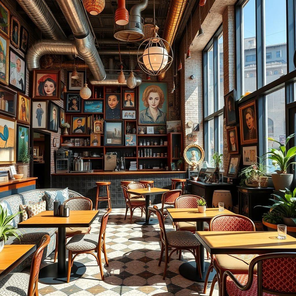 Maximalist Coffee Shop design example 2