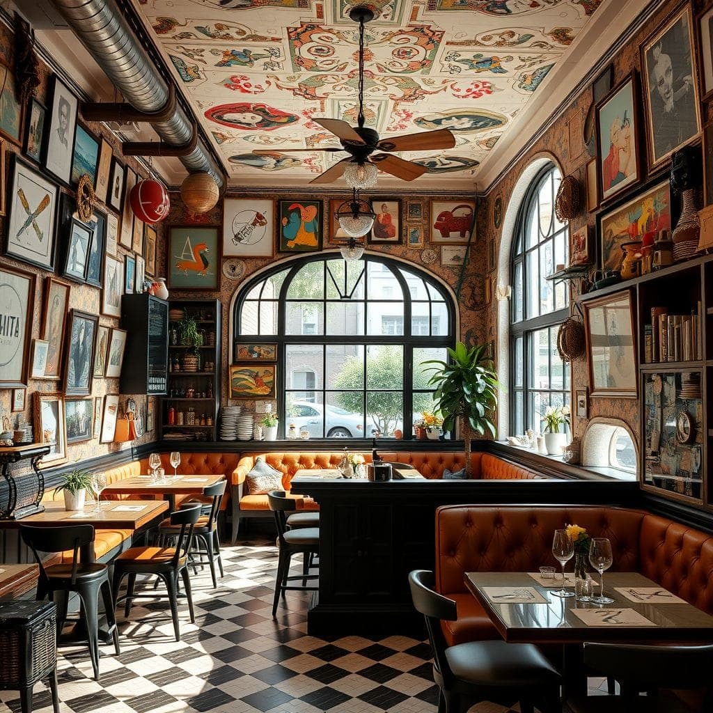 Maximalist Coffee Shop design example 3