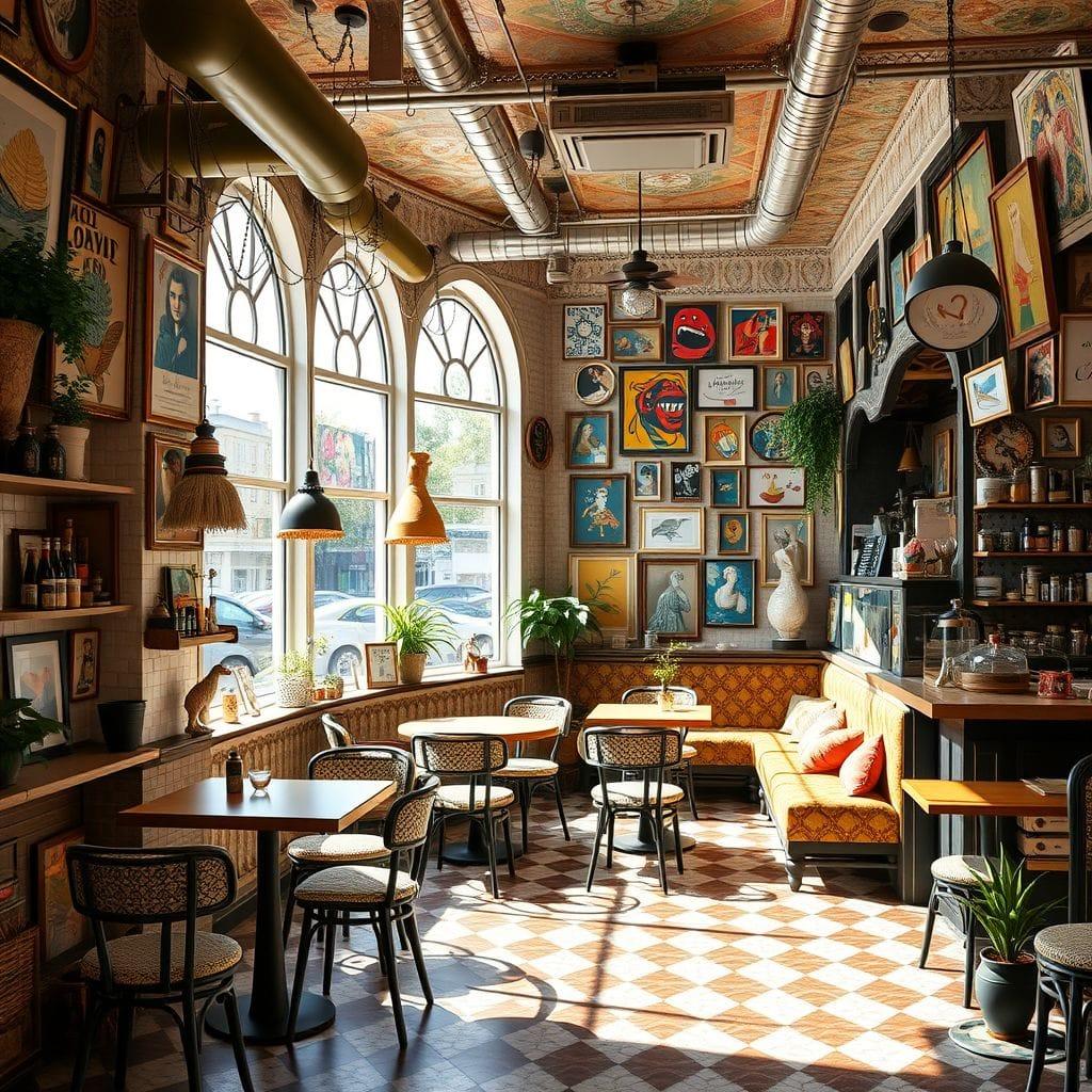 Maximalist Coffee Shop design example 4