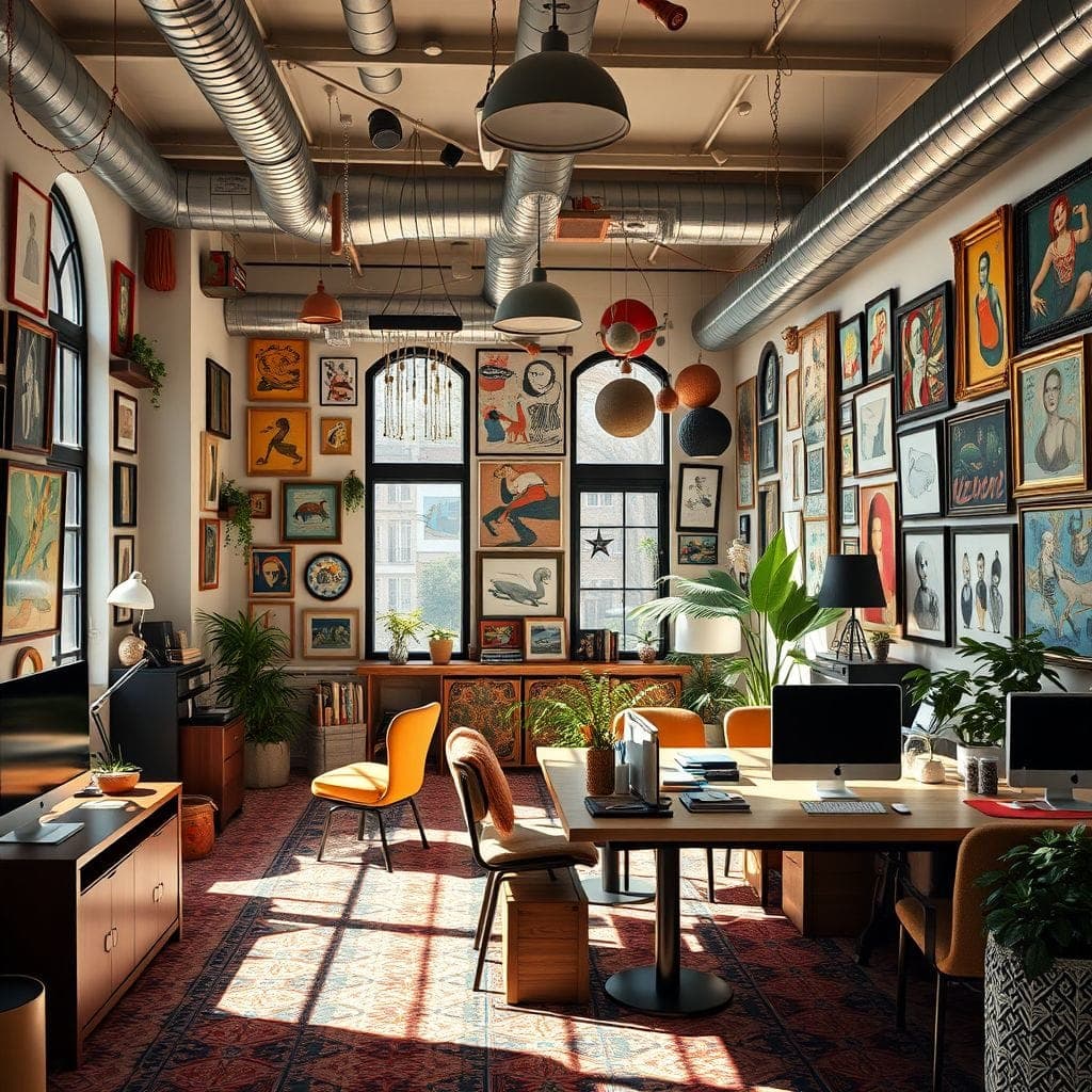 Maximalist Coworking Space design example 3