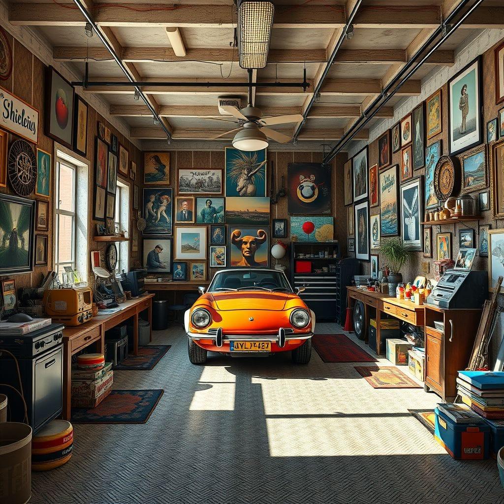 Maximalist Garage design example 2