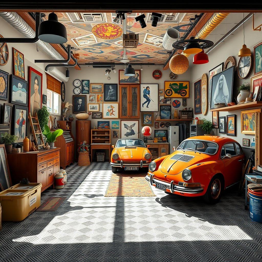 Maximalist Garage design example 3
