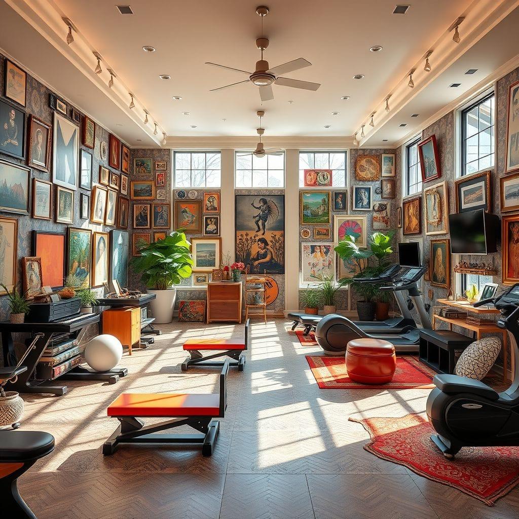 Maximalist Gym design example 2