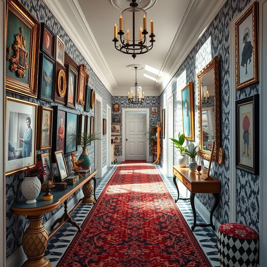 Maximalist Hallway design example 3