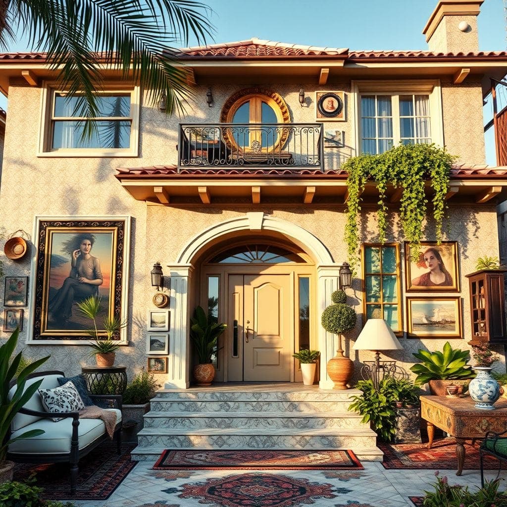 Maximalist House Exterior design example 1