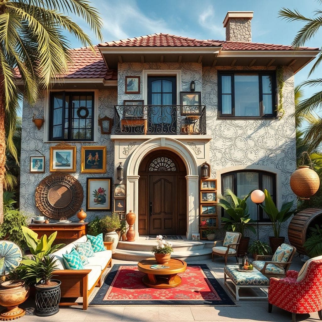 Maximalist House Exterior design example 3