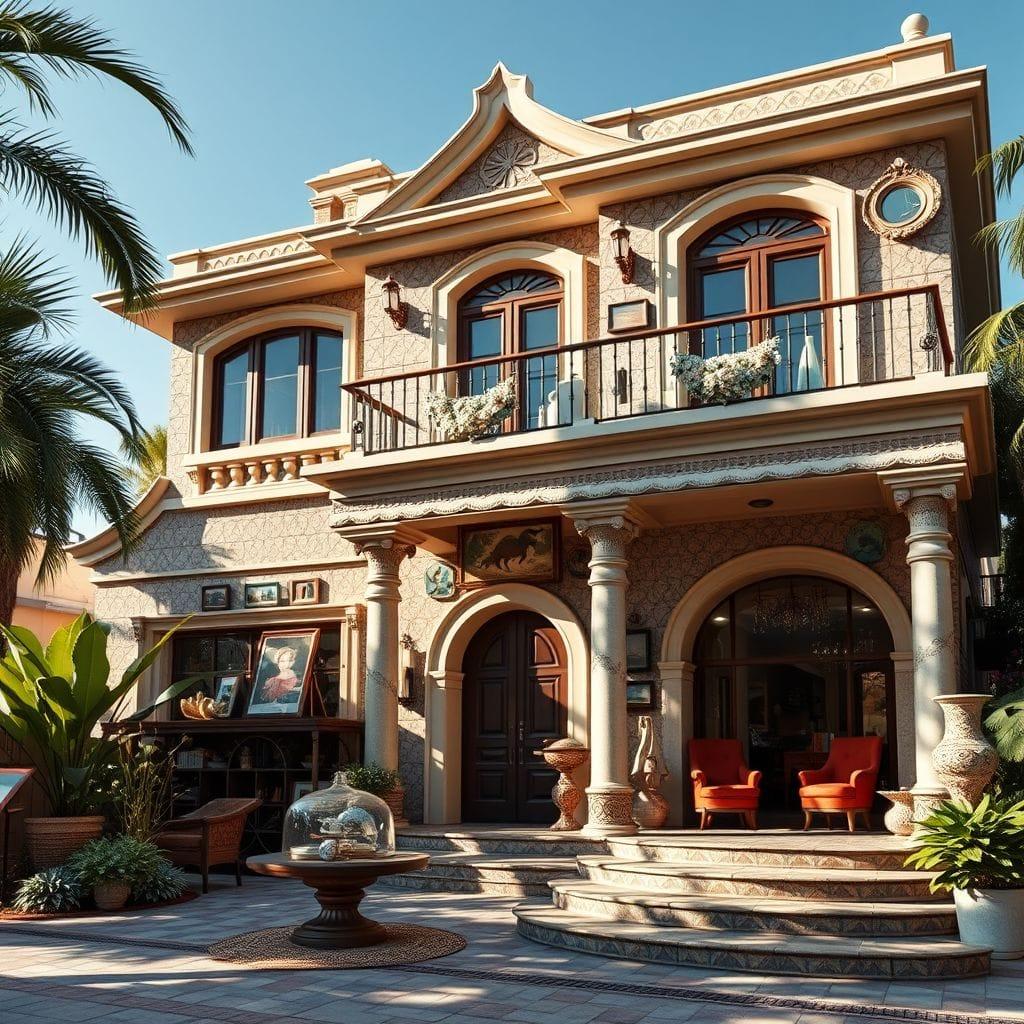 Maximalist House Exterior design example 4