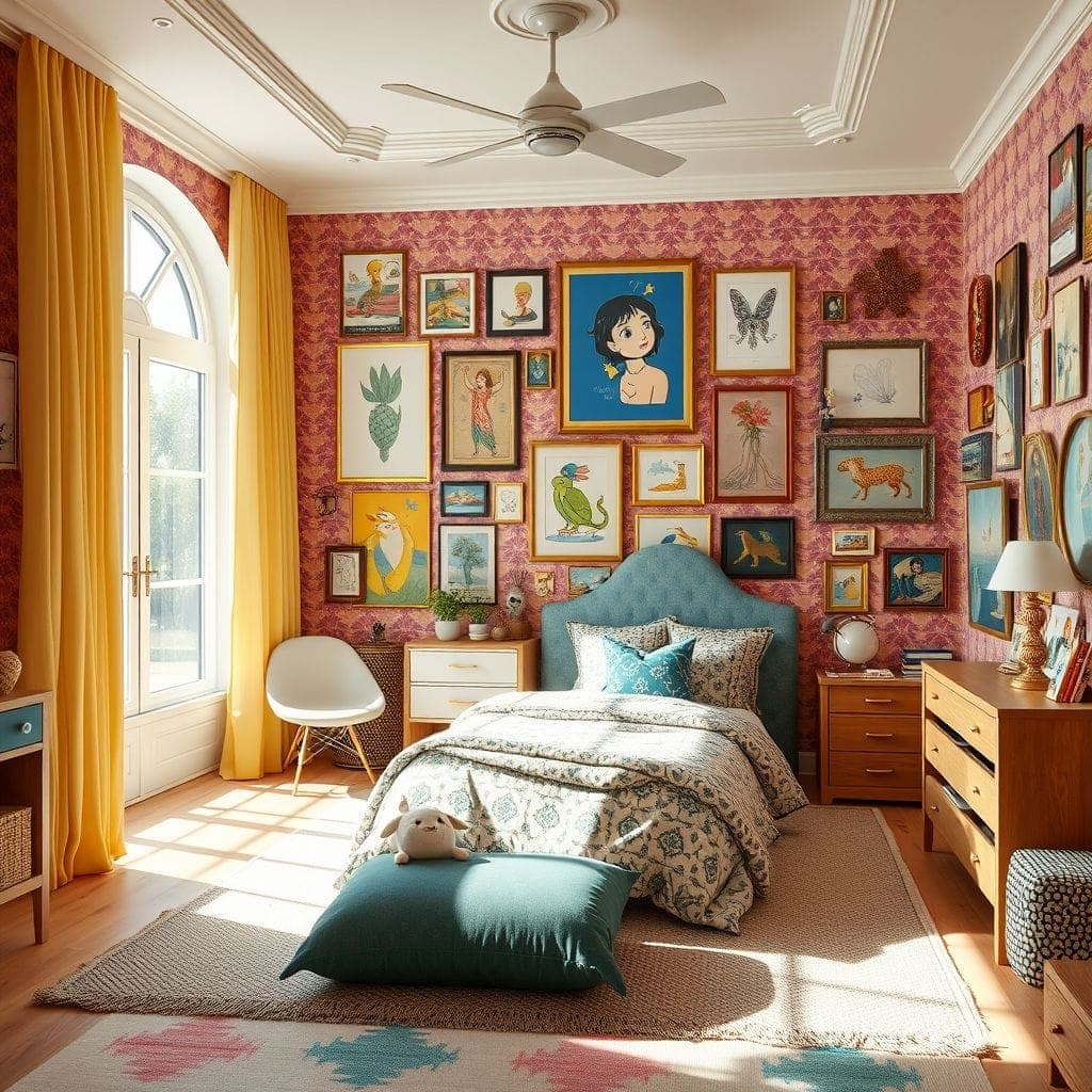 Maximalist Kids Room design example 1