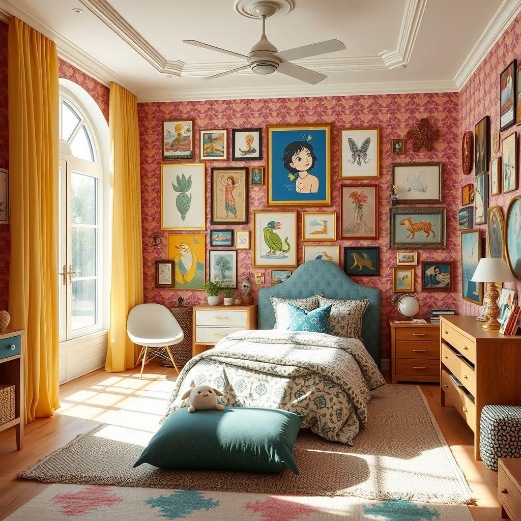 Maximalist Kids Room design example 1