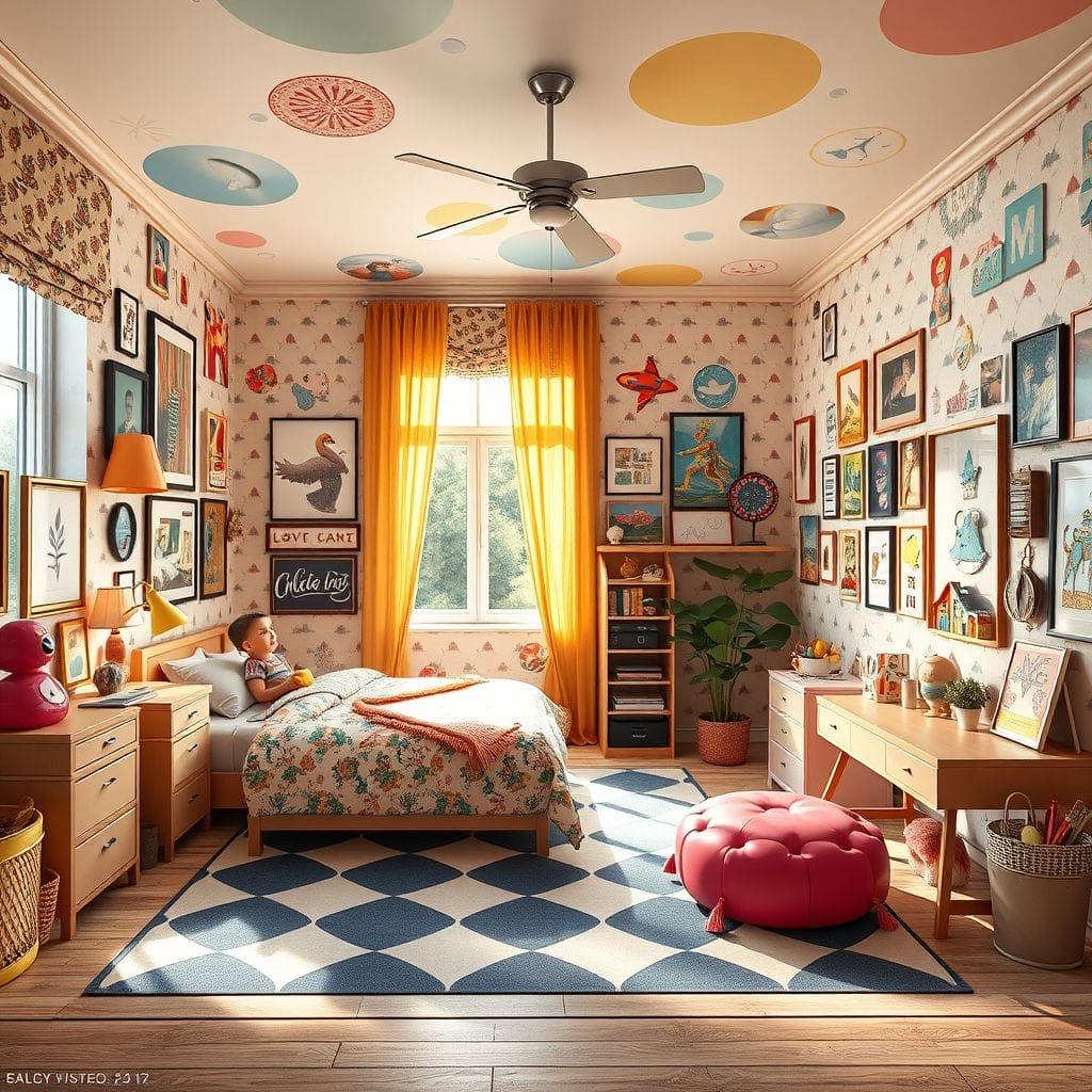 Maximalist Kids Room design example 2