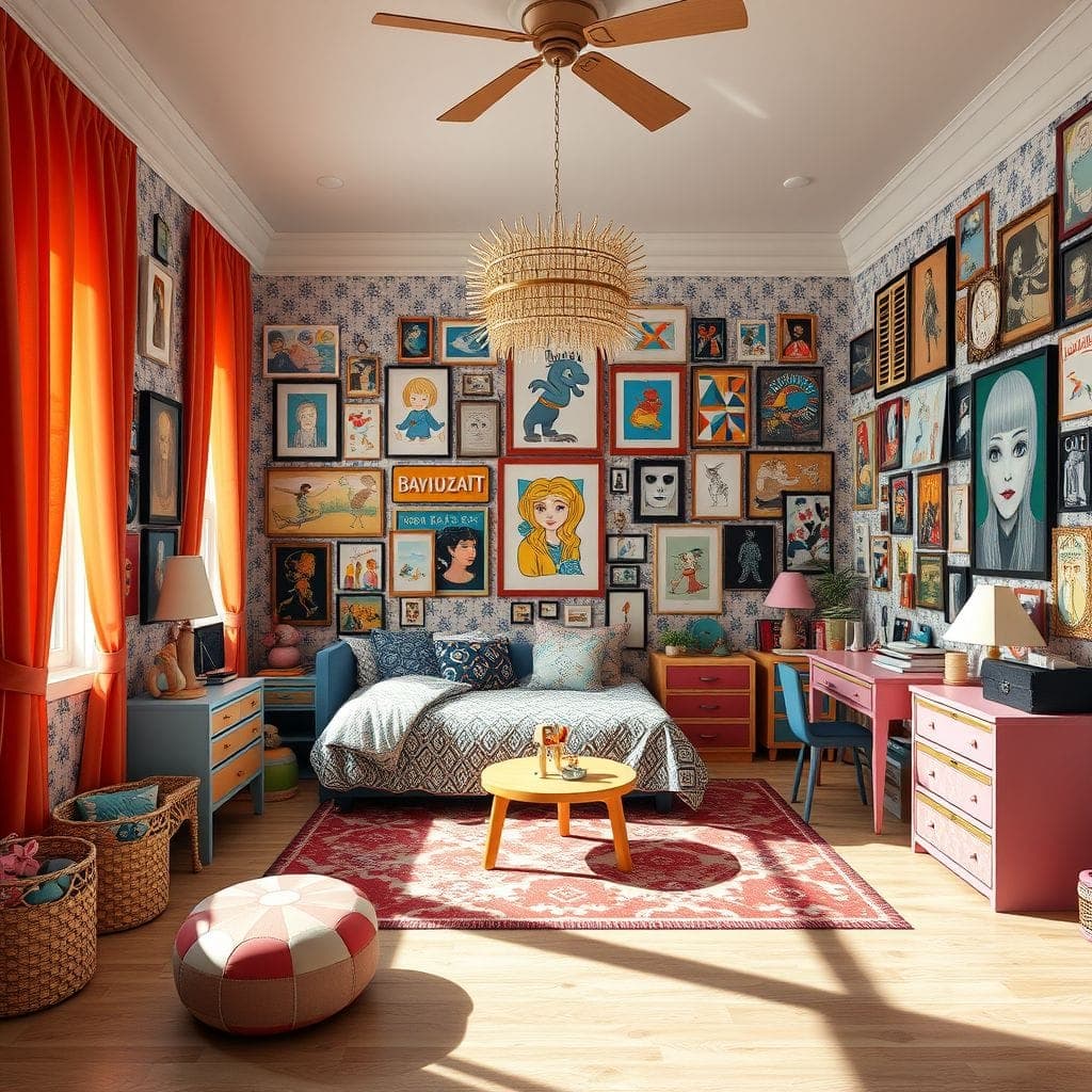 Maximalist Kids Room design example 4