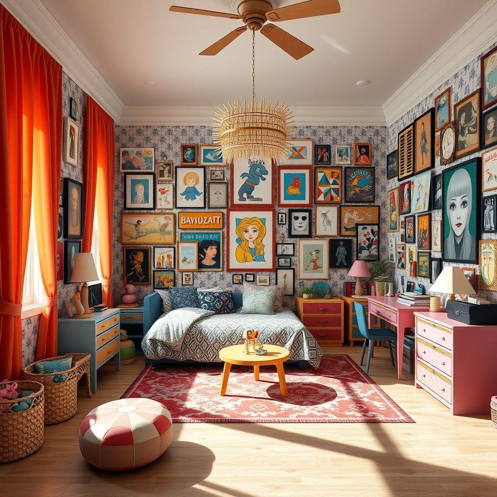 Maximalist Kids Room design example 4