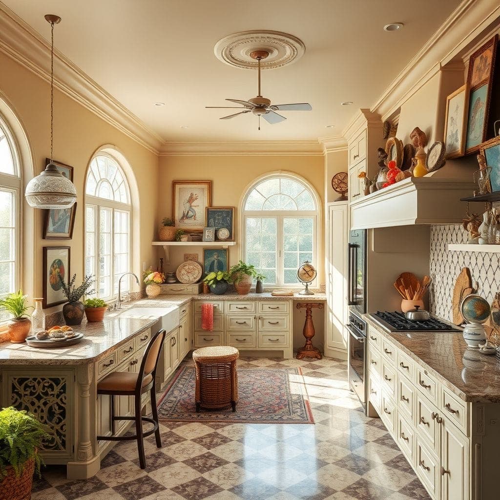 Maximalist Kitchen design example 1