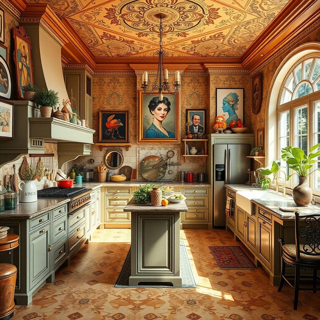 Maximalist Kitchen design example 2