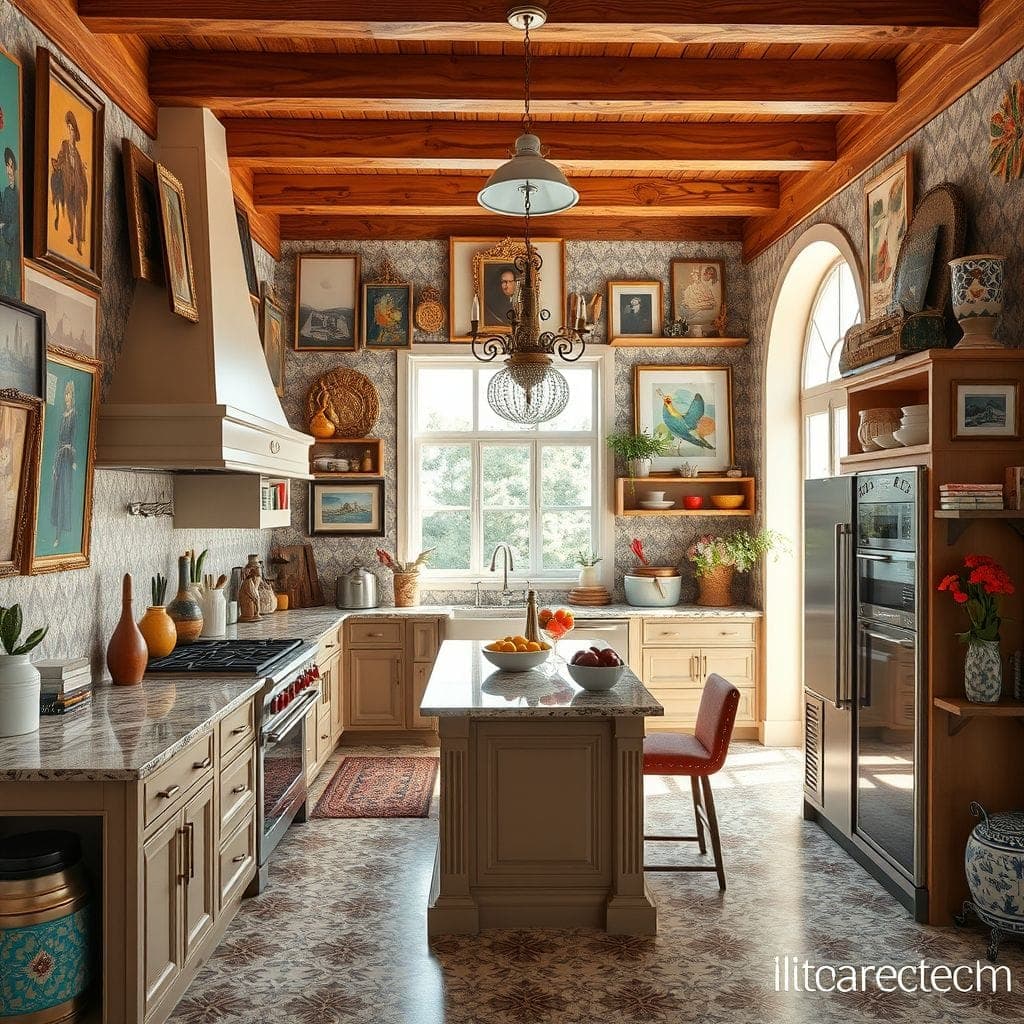 Maximalist Kitchen design example 3