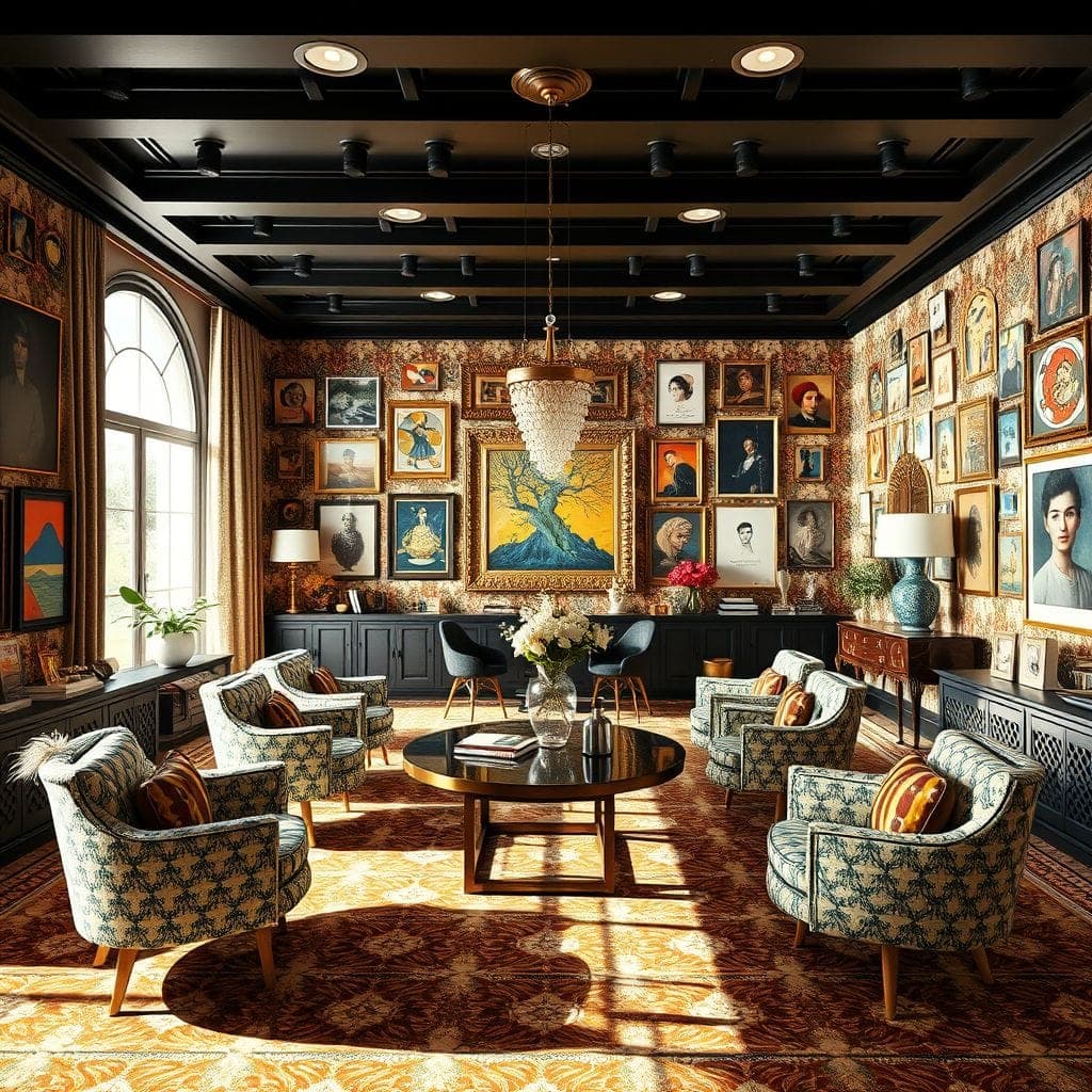 Maximalist Meeting Room design example 4