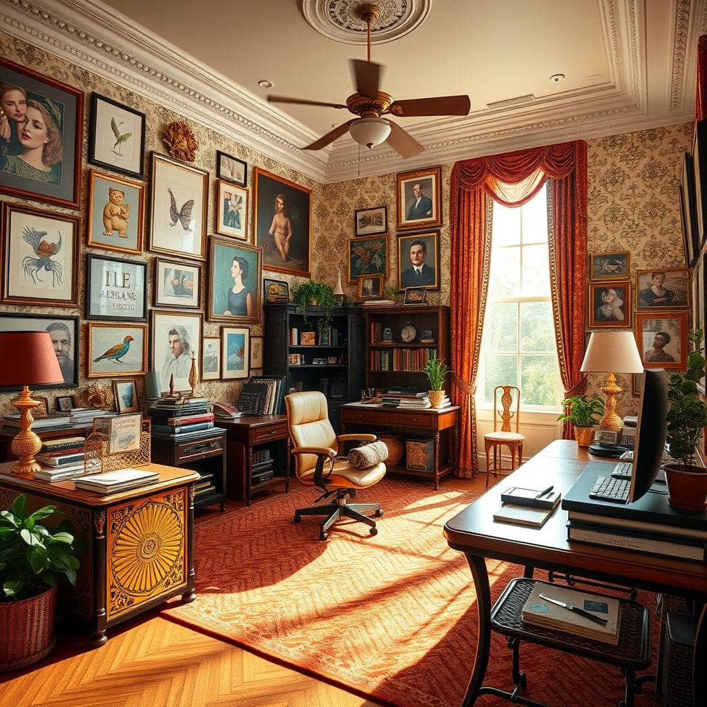 Maximalist Office design example 1