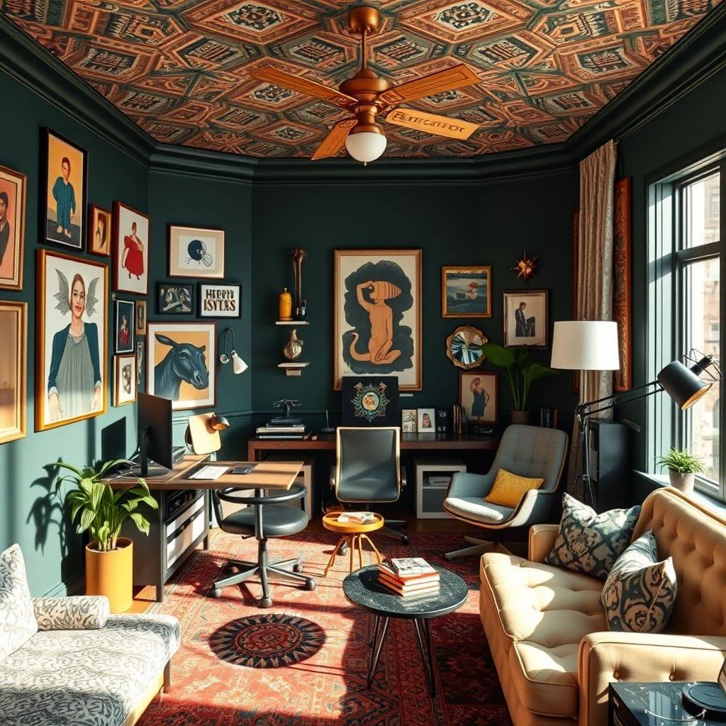 Maximalist Podcast Studio design example 2