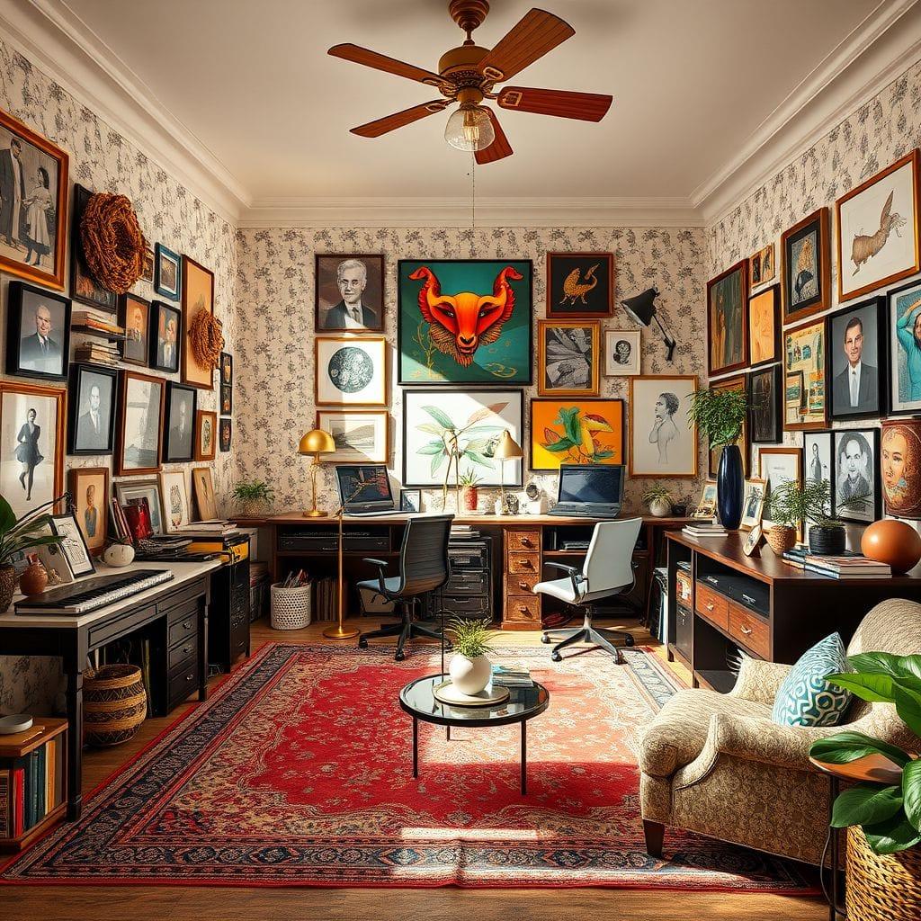 Maximalist Podcast Studio design example 3