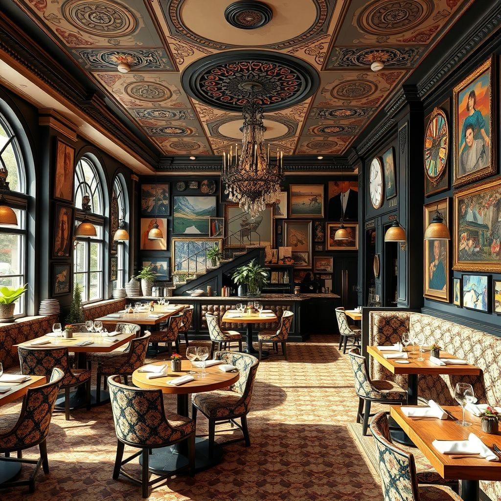 Maximalist Restaurant design example 3
