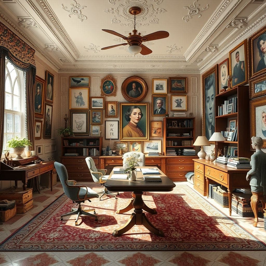 Maximalist Study Room design example 2