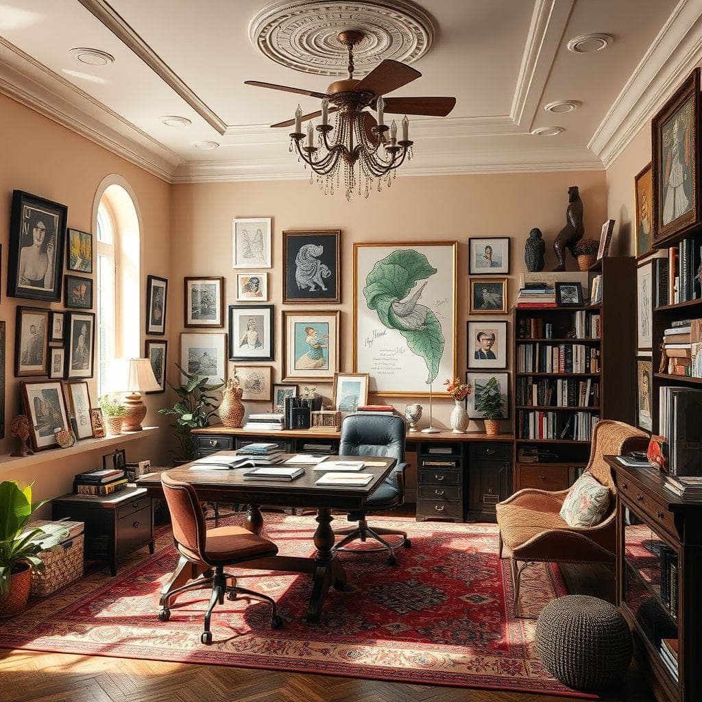 Maximalist Study Room design example 4