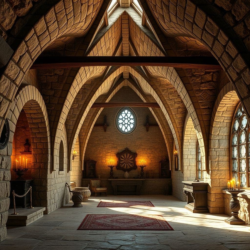 Medieval Attic design example 1
