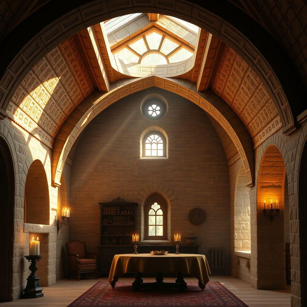 Medieval Attic design example 4