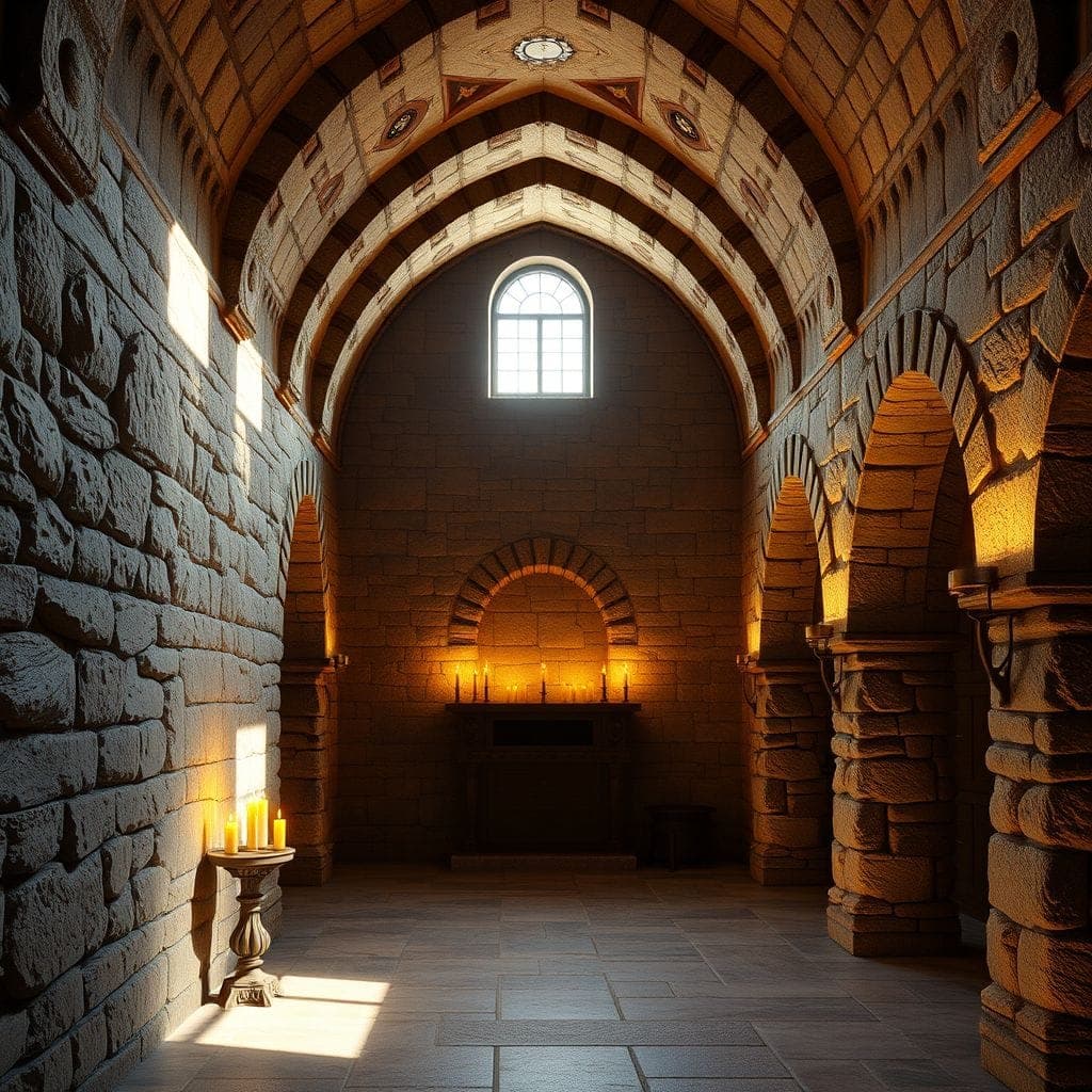 Medieval Basement design example 3