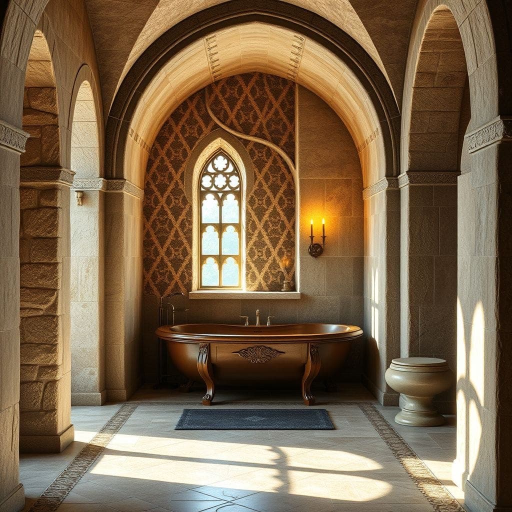 Medieval Bathroom design example 3