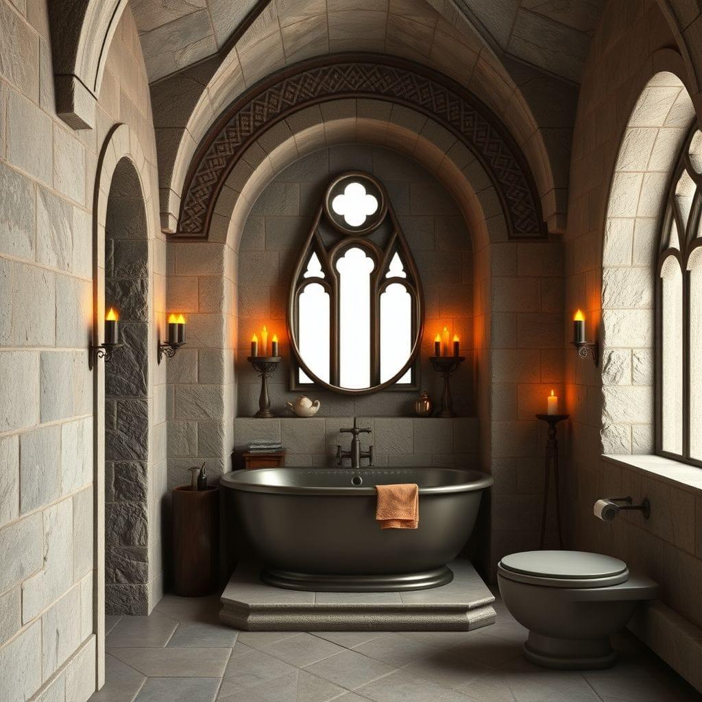 Medieval Bathroom design example 4