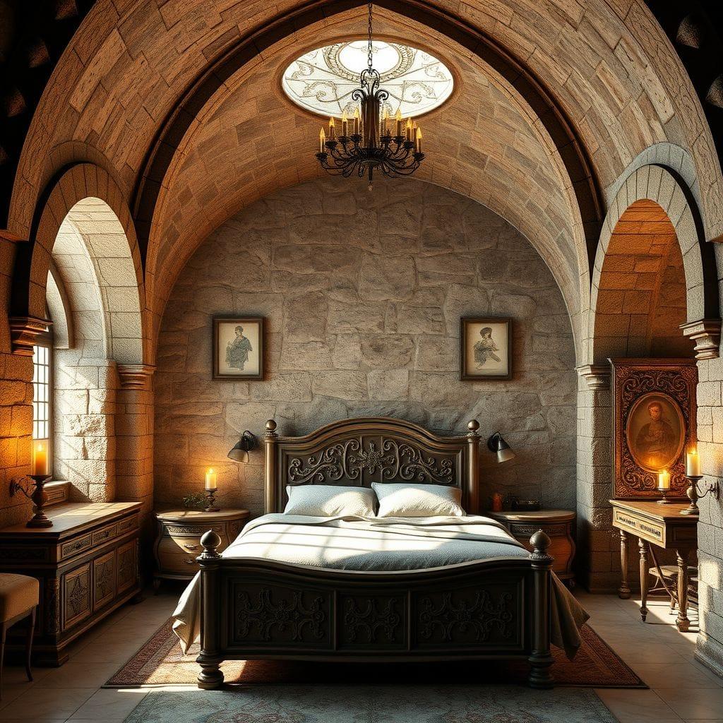 Medieval Bedroom design example 3
