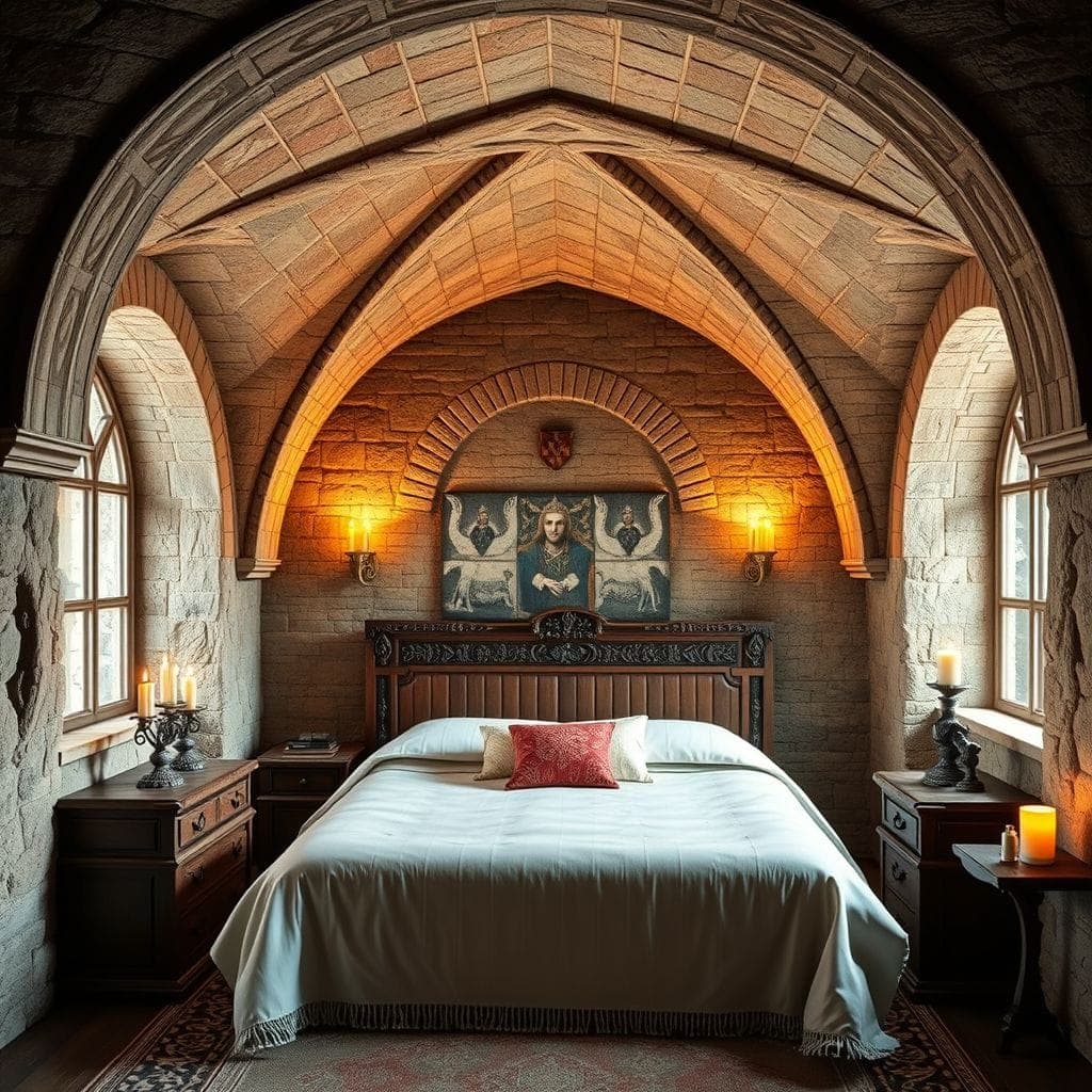 Medieval Bedroom design example 4