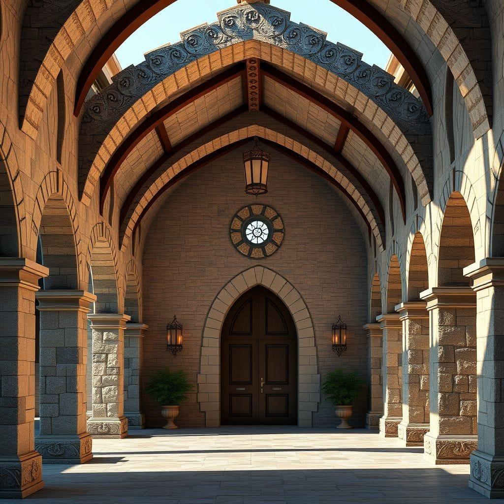 Medieval Carport design example 1