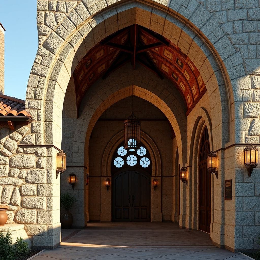 Medieval Carport design example 3