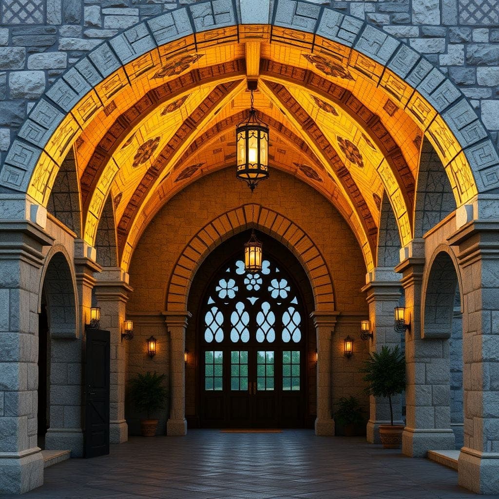 Medieval Carport design example 4