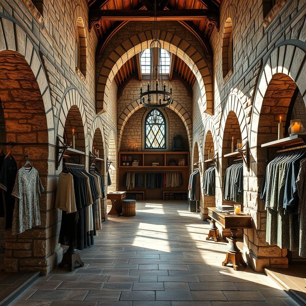 Medieval Clothing Store design example 2