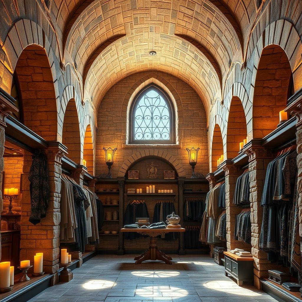 Medieval Clothing Store design example 3