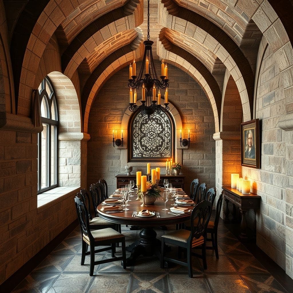 Medieval Dining Room design example 1