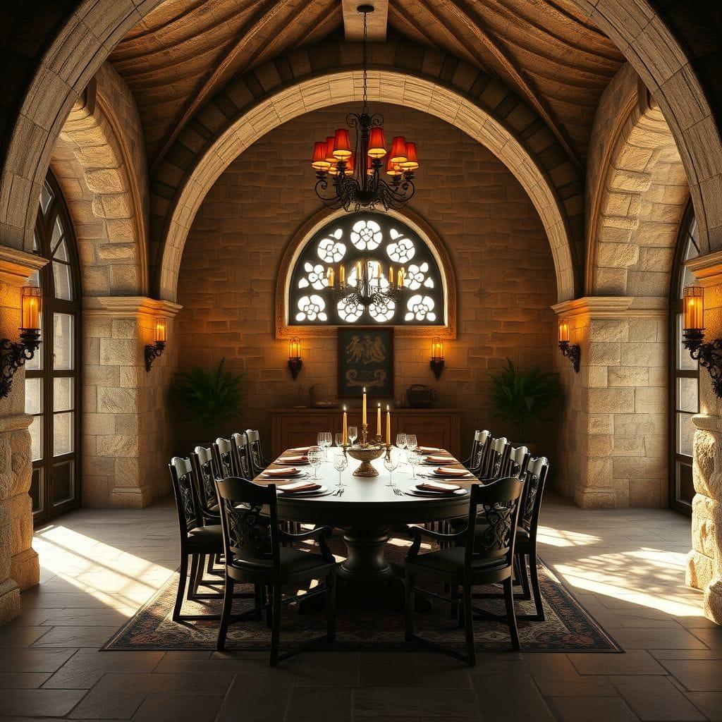 Medieval Dining Room design example 3