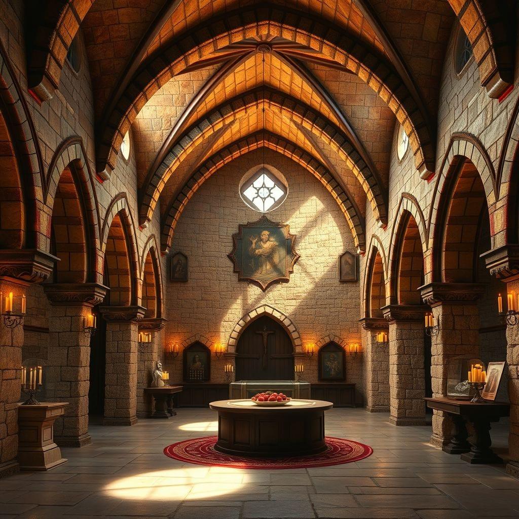 Medieval Exhibition Space design example 1