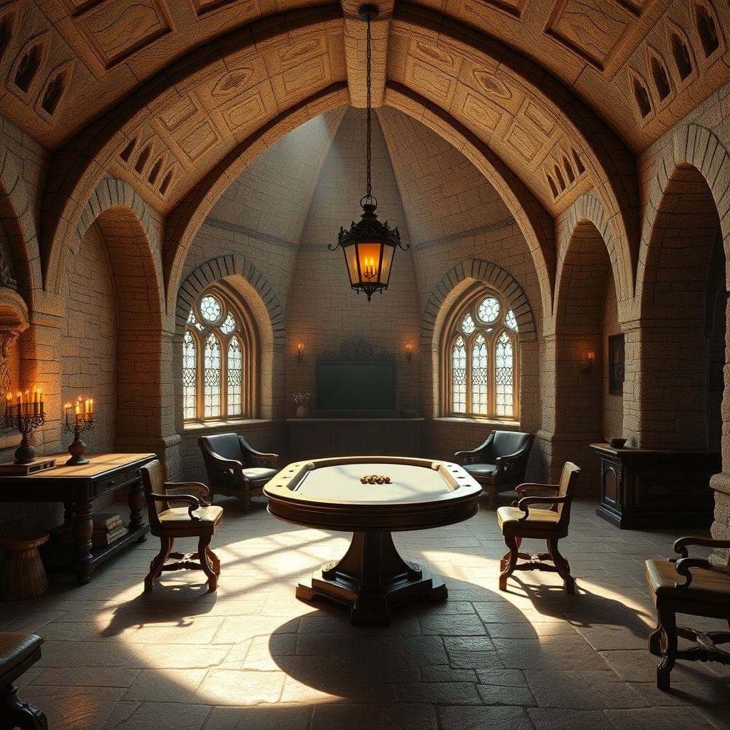 Medieval Game Room design example 2