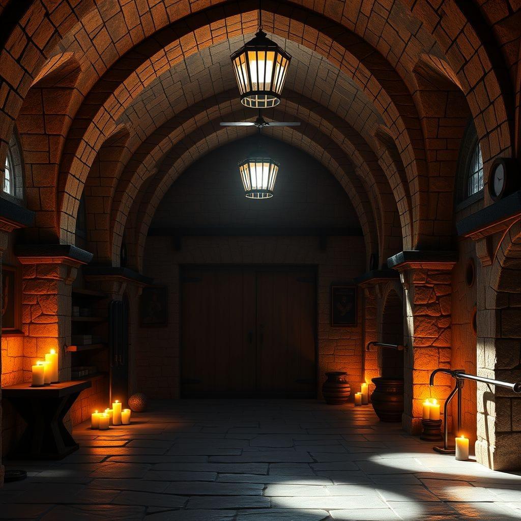 Medieval Garage Gym design example 3