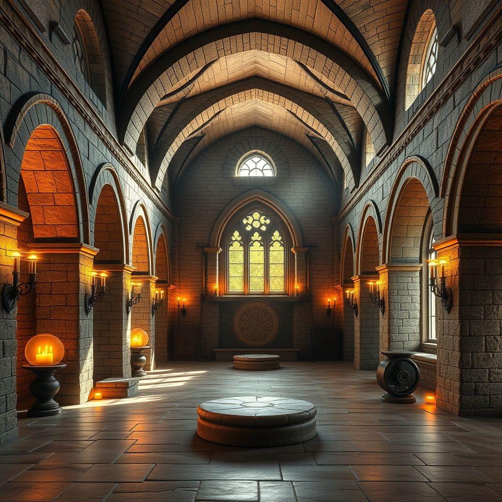 Medieval Gym design example 1