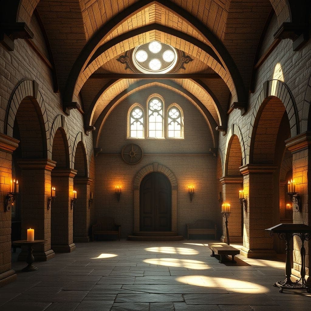 Medieval Gym design example 2