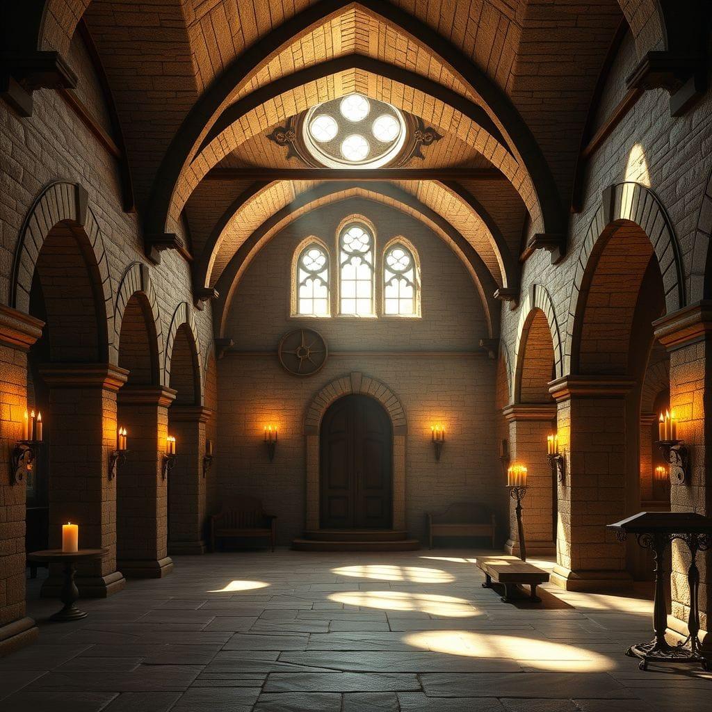 Medieval Gym design example 2