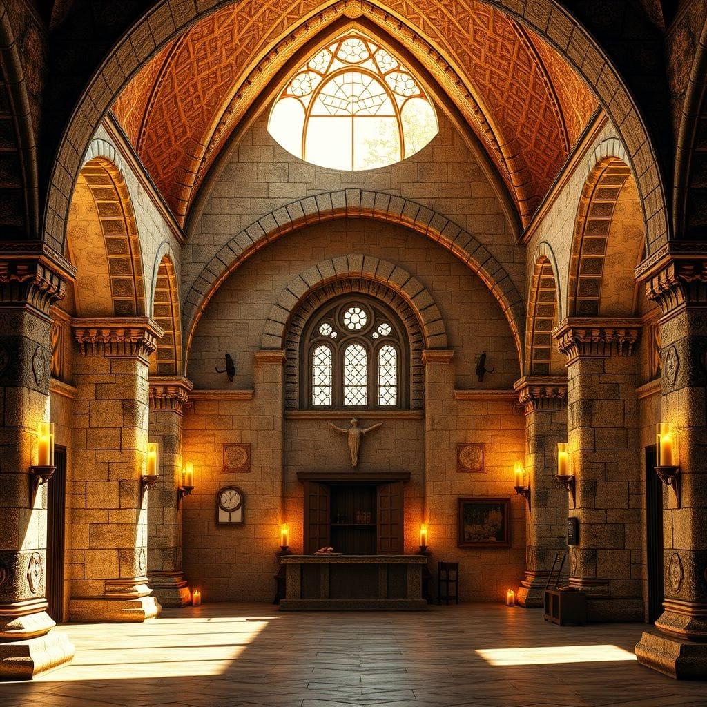 Medieval Gym design example 4