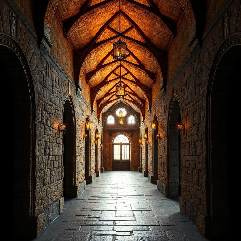 Medieval Hallway design example 3