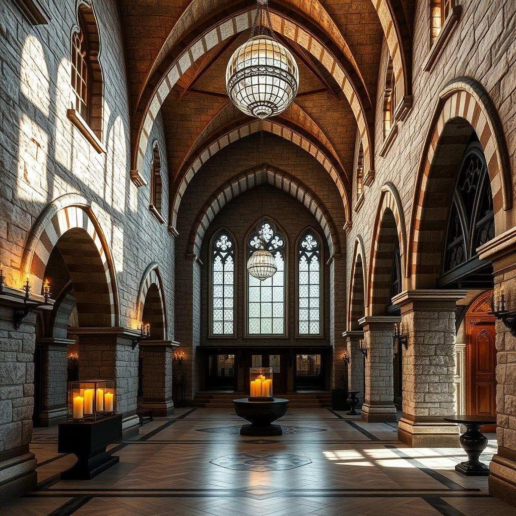 Medieval Hotel Lobby design example 3