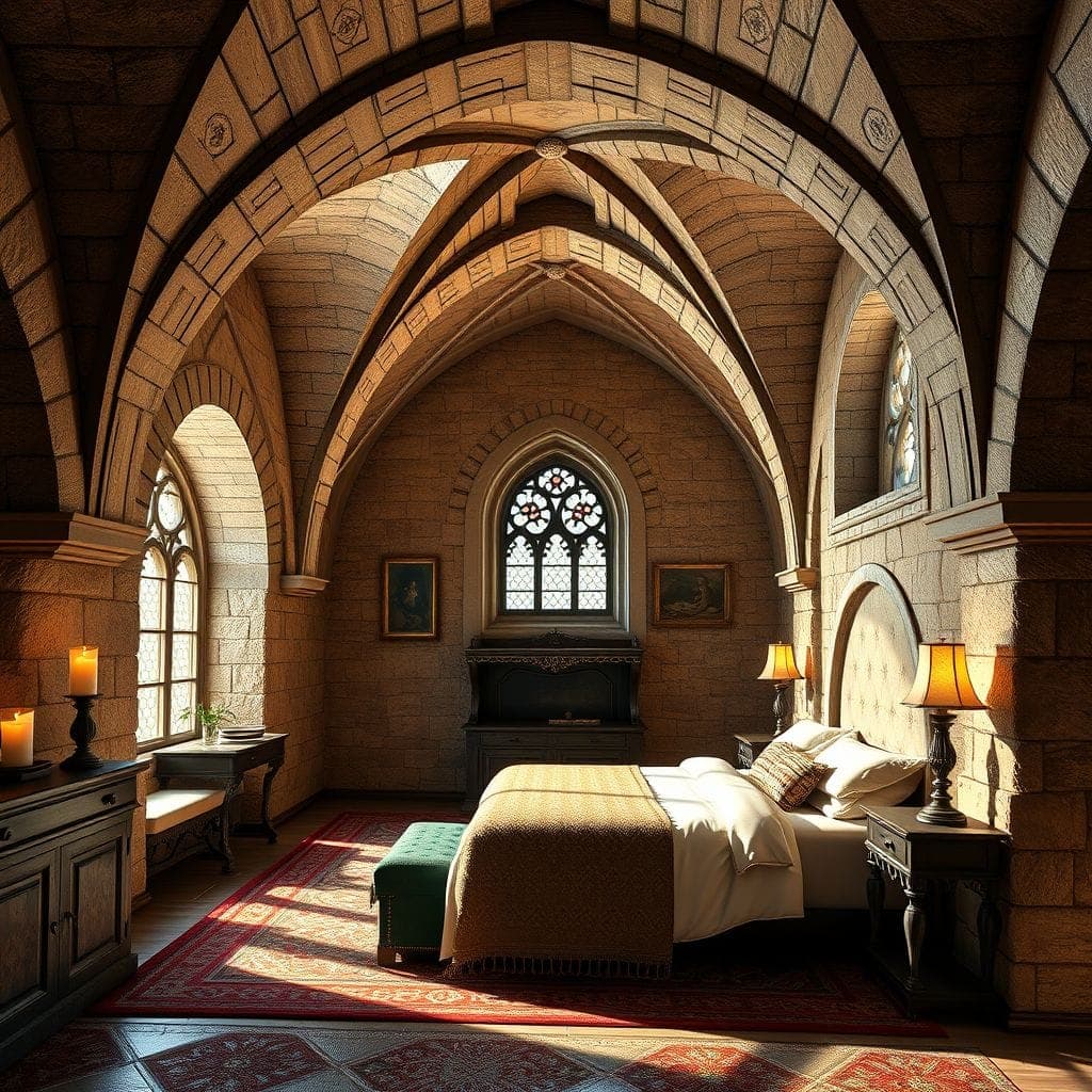 Medieval Hotel Room design example 2